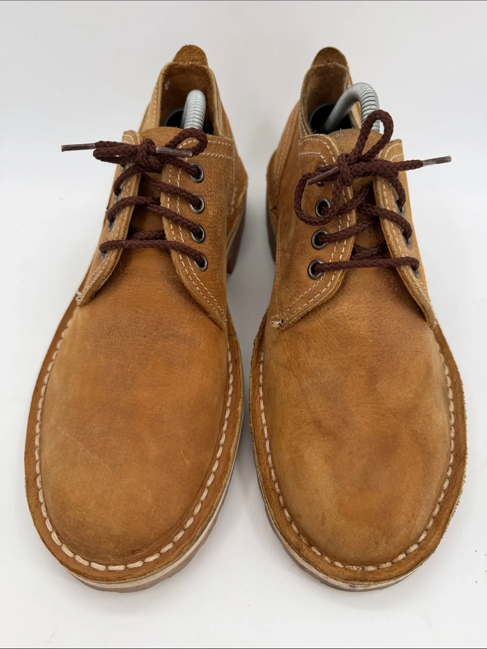 Authentic Bata Safari Kenya Low Cut Oxfords Desert Shoes Men's 9.5 Wheat NuBuck